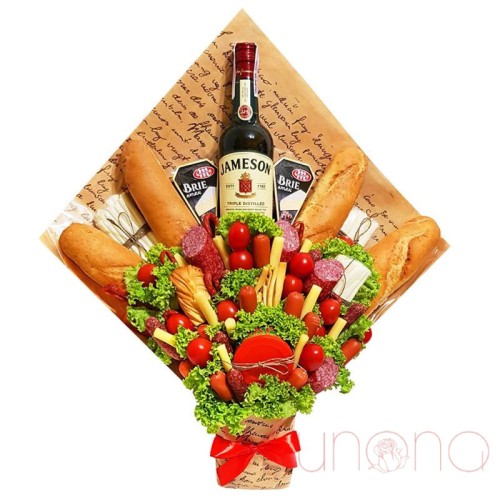 Jameson and Brie Man Bouquet (Whiskey 0.5 L)